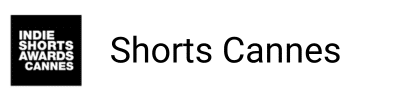 Logo del festival Indie Shorts Awards Cannes donde participó Soonus